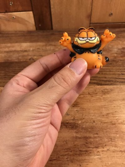 画像1: Garfield “Dracula” Vinyl Figure　ガーフィールド　ビンテージ　ビニールフィギュア　ソフビ　80年代