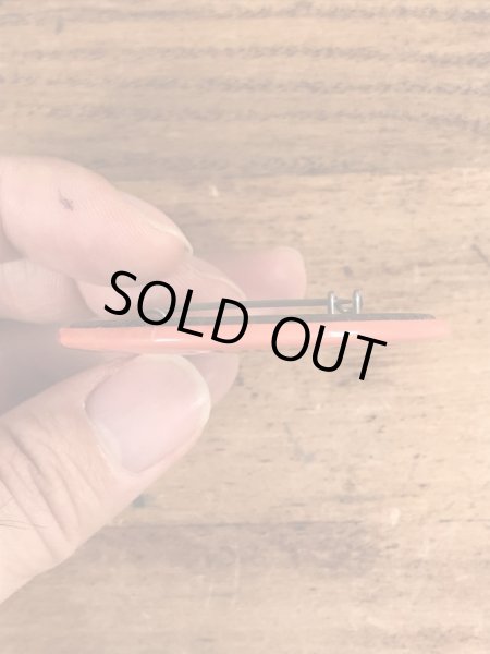 Smurfのメッセージが書かれたヴィンテージ缶バッチ