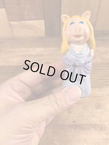 ザマペッツのミスピギーのヴィンテージフィンガーパペットフィギュア