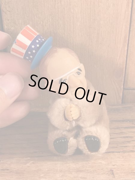 ジョージブッシュ元大統領のビンテージクリップ人形