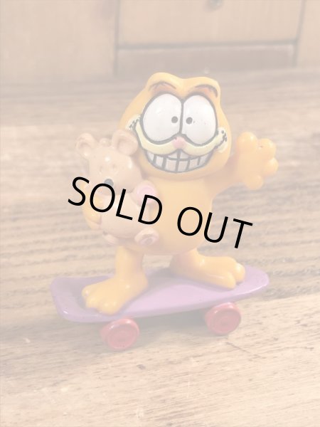 ガーフィールドのスケートボードのビンテージPVCフィギュア