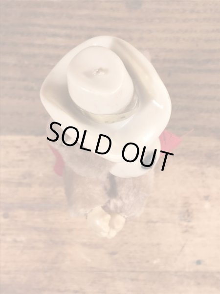 ウエスタンのクマのビンテージクリップ人形