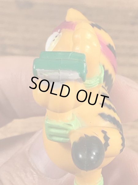 ガーフィールドのローラースケートのビンテージPVCフィギュア