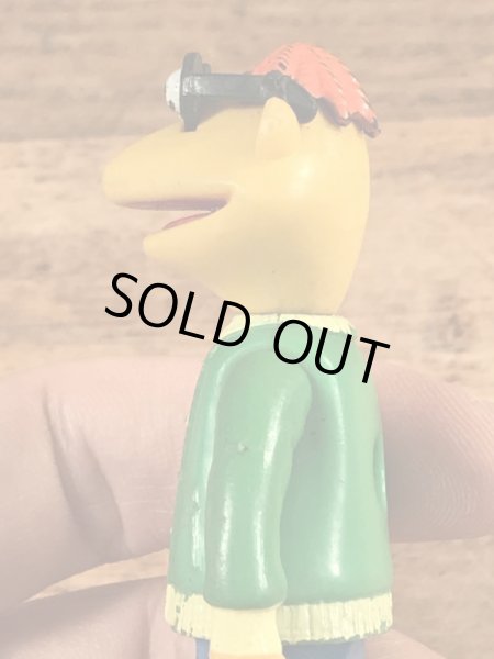 フィッシャープライス社製のスクーターのビンテージフィギュア