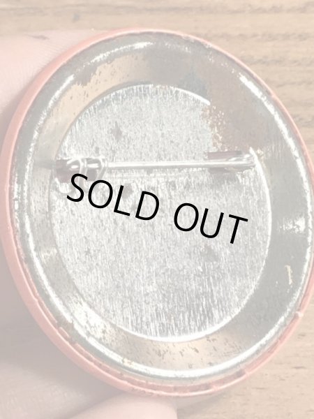 Smurfのメッセージが書かれたヴィンテージ缶バッチ