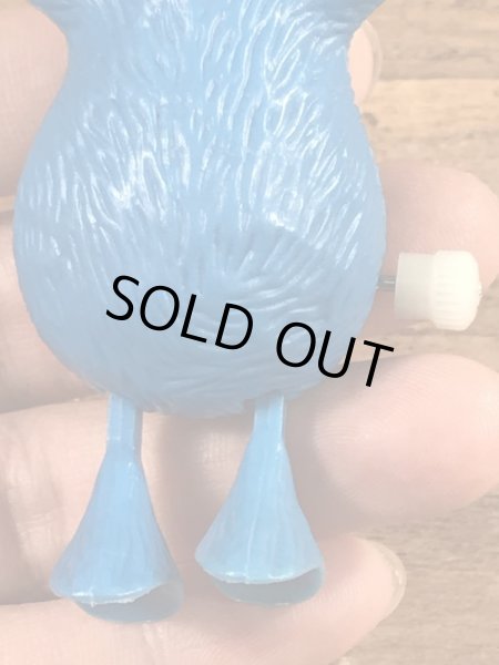 セサミストリートのクッキーモンスターのヴィンテージぜんまいフィギュア