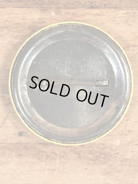 Smurfのメッセージが書かれたヴィンテージ缶バッチ