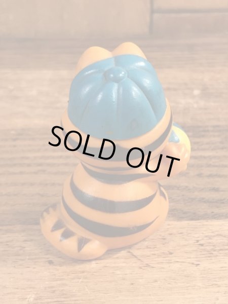 ビーチバレーのガーフィールドのヴィンテージPVC製フィギュア