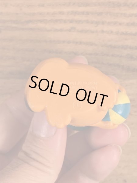 ビーチバレーのガーフィールドのヴィンテージPVC製フィギュア