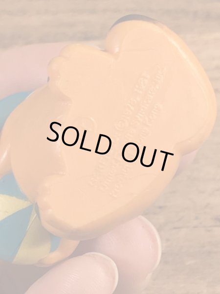 ビーチバレーのガーフィールドのヴィンテージPVC製フィギュア