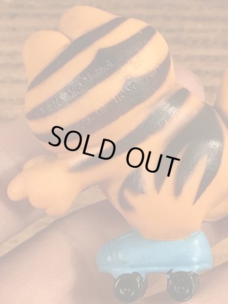 ローラースケートのガーフィールドのヴィンテージPVC製フィギュア