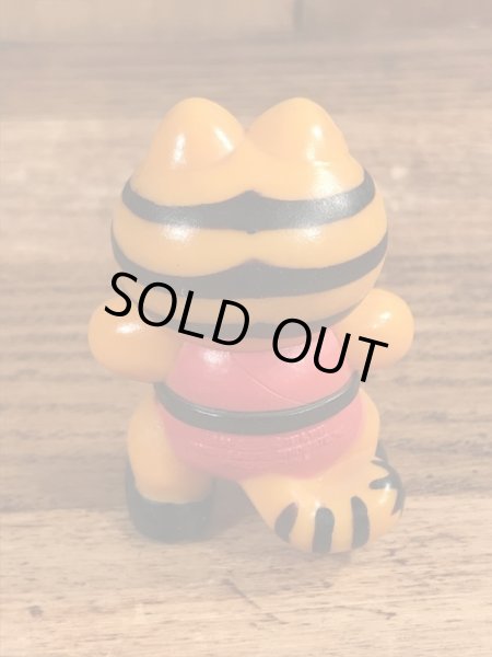 レスリングのガーフィールドのヴィンテージPVC製フィギュア