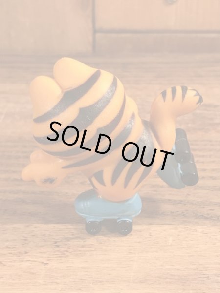 ローラースケートのガーフィールドのヴィンテージPVC製フィギュア