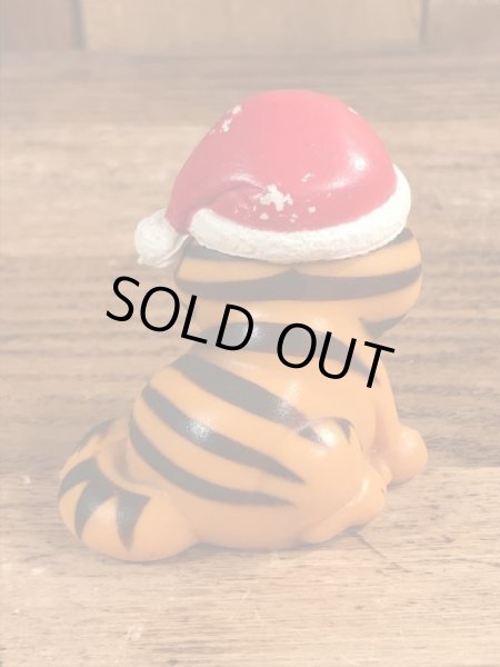 クリスマスのガーフィールドのヴィンテージPVC製フィギュア