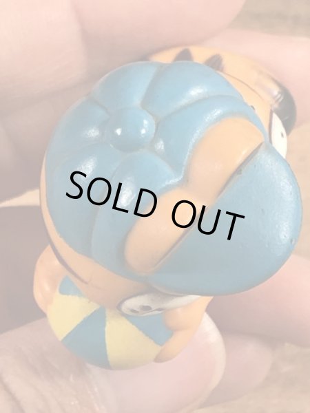 ビーチバレーのガーフィールドのビンテージPVCフィギュア