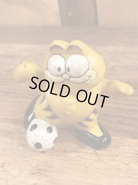 サッカーのガーフィールドのヴィンテージPVC製フィギュア