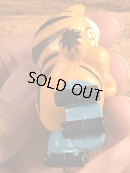 ローラースケートのガーフィールドのヴィンテージPVC製フィギュア