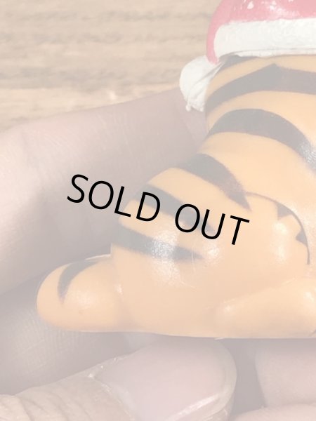 クリスマスのガーフィールドのヴィンテージPVC製フィギュア