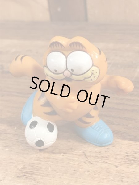 サッカーのガーフィールドのヴィンテージPVC製フィギュア