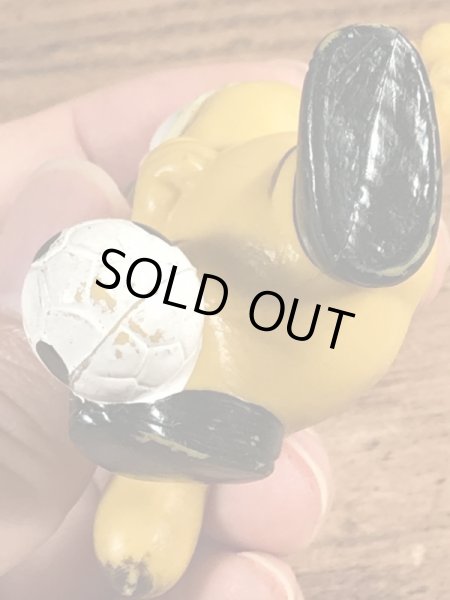 サッカーのガーフィールドのヴィンテージPVC製フィギュア