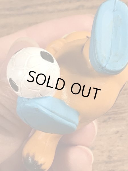 サッカーのガーフィールドのヴィンテージPVC製フィギュア