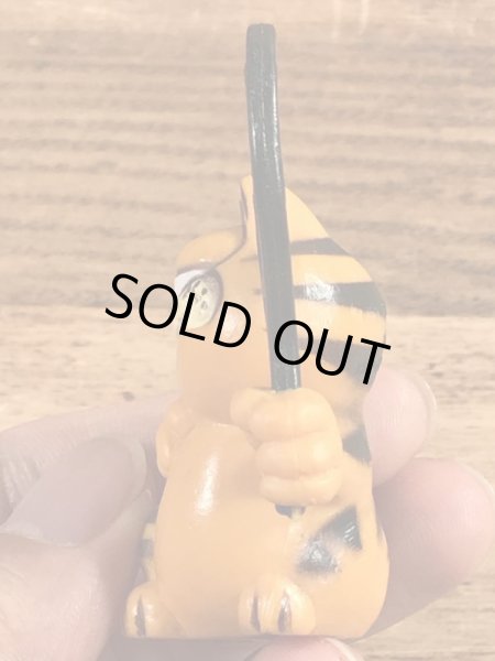 テニスのガーフィールドのビンテージPVCフィギュア