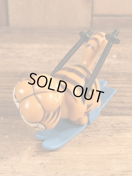 スキーのガーフィールドのビンテージPVCフィギュア