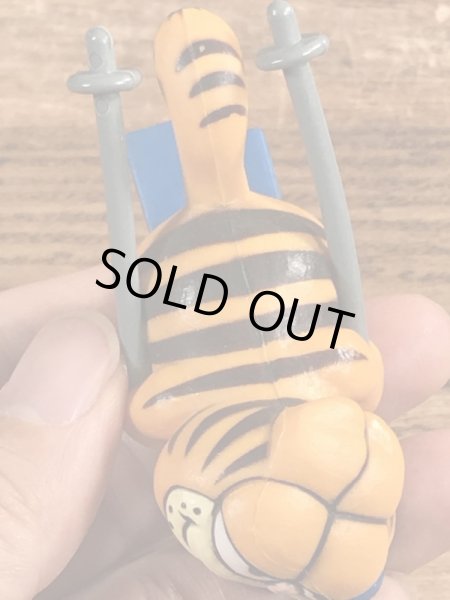 スキーのガーフィールドのビンテージPVCフィギュア