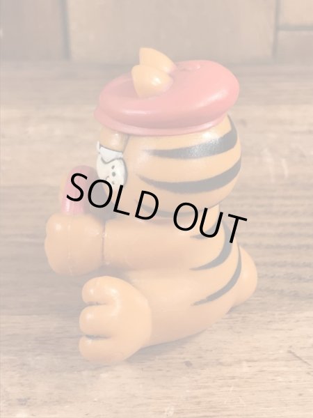 ドライバーのガーフィールドのヴィンテージPVC製フィギュア