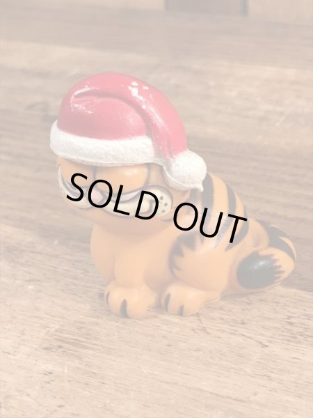クリスマスのガーフィールドのヴィンテージPVC製フィギュア
