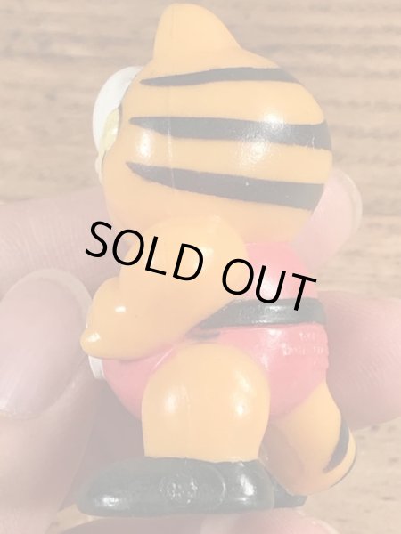 レスリングのガーフィールドのヴィンテージPVC製フィギュア