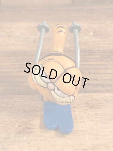 スキーのガーフィールドのヴィンテージPVC製フィギュア