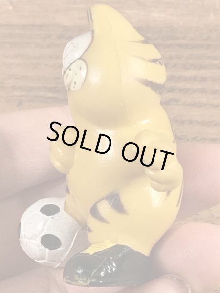 サッカーのガーフィールドのビンテージPVCフィギュア