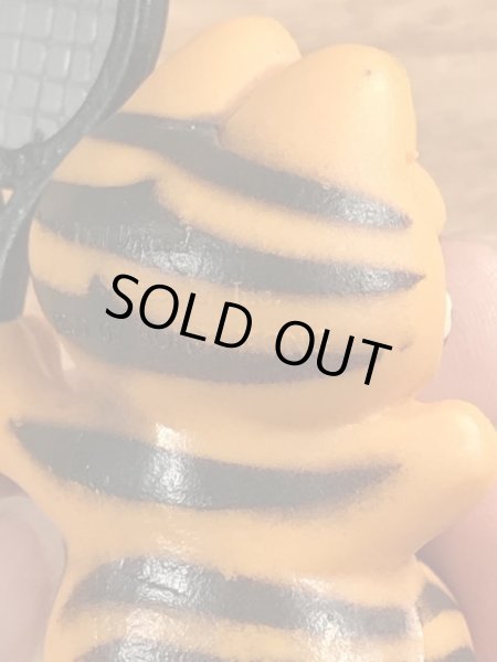 テニスのガーフィールドのヴィンテージPVC製フィギュア