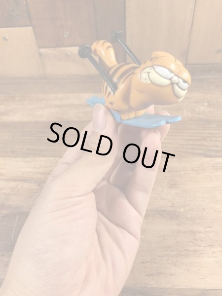 スキーのガーフィールドのビンテージPVCフィギュア