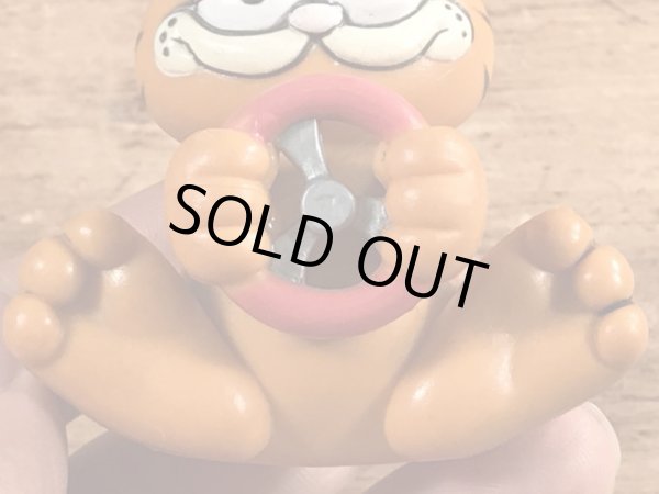 ドライバーのガーフィールドのヴィンテージPVC製フィギュア