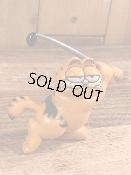 ゴルフのガーフィールドのビンテージPVCフィギュア