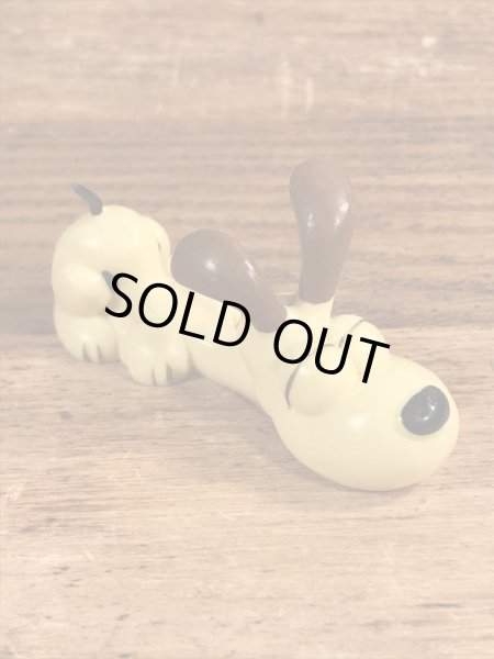 ガーフィールドのオーディーのビンテージPVCフィギュア