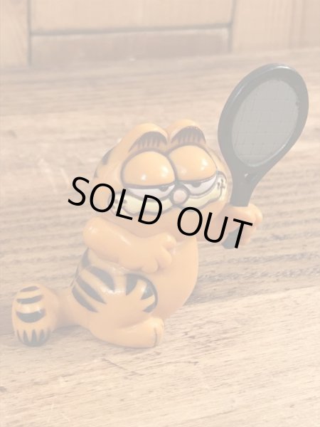 テニスのガーフィールドのビンテージPVCフィギュア