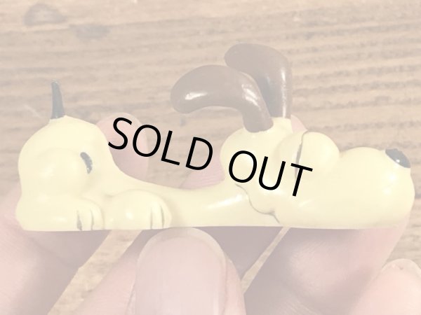 ガーフィールドのオーディーのヴィンテージPVC製フィギュア