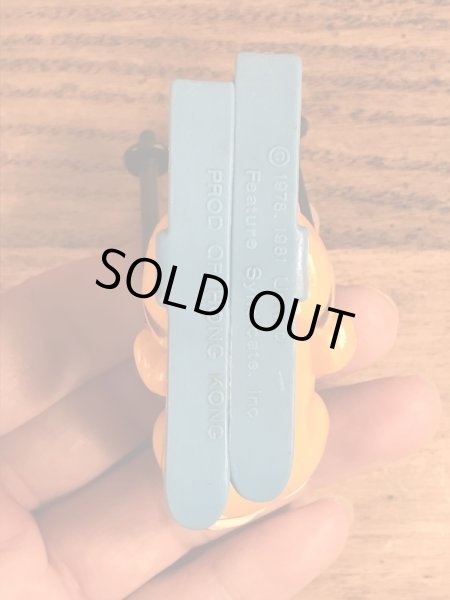 スキーのガーフィールドのヴィンテージPVC製フィギュア