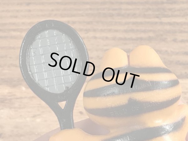 テニスのガーフィールドのヴィンテージPVC製フィギュア