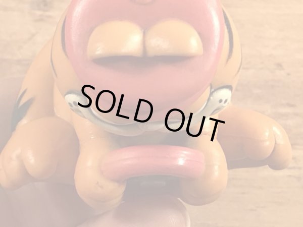 ドライバーのガーフィールドのヴィンテージPVC製フィギュア