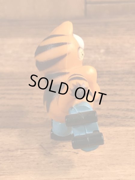 ローラースケートのガーフィールドのビンテージPVCフィギュア