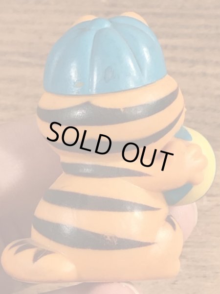 ビーチバレーのガーフィールドのビンテージPVCフィギュア