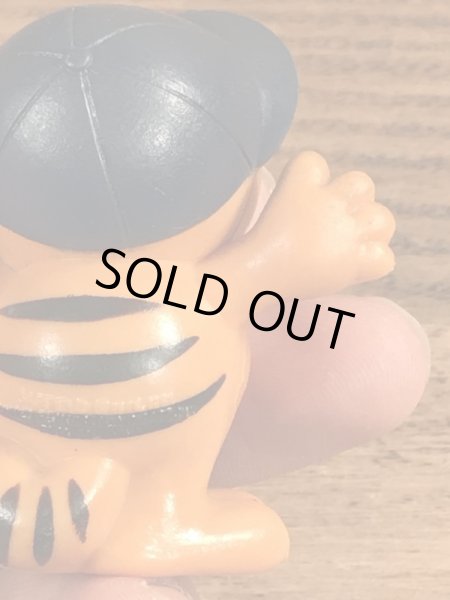 野球のガーフィールドのビンテージPVCフィギュア