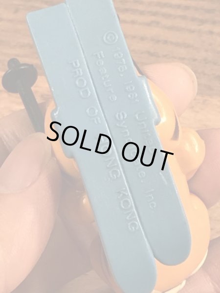 スキーのガーフィールドのヴィンテージPVC製フィギュア