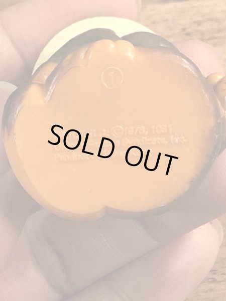 案内人のガーフィールドのヴィンテージPVC製フィギュア