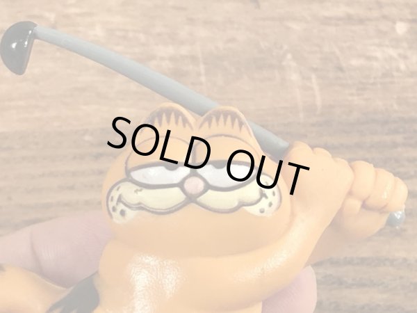 ゴルフのガーフィールドのビンテージPVCフィギュア