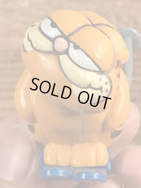 スキーのガーフィールドのビンテージPVCフィギュア